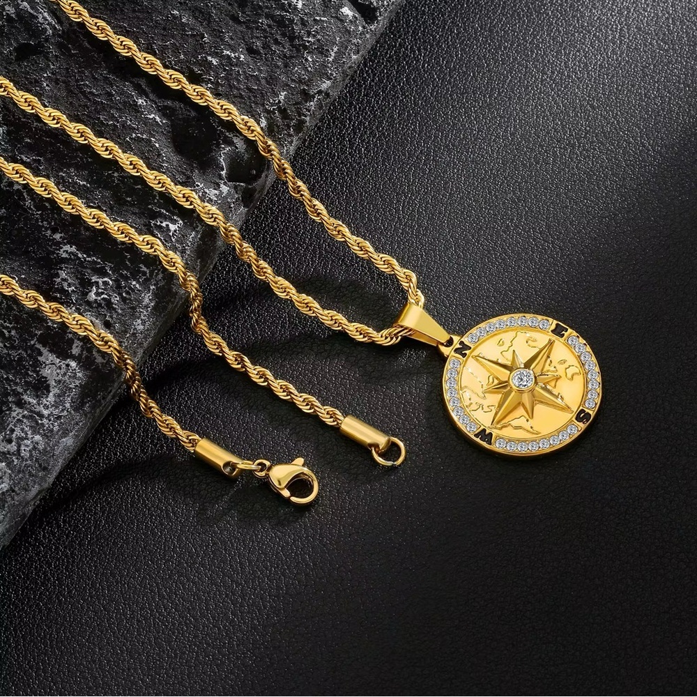 Elegant Compass Necklace